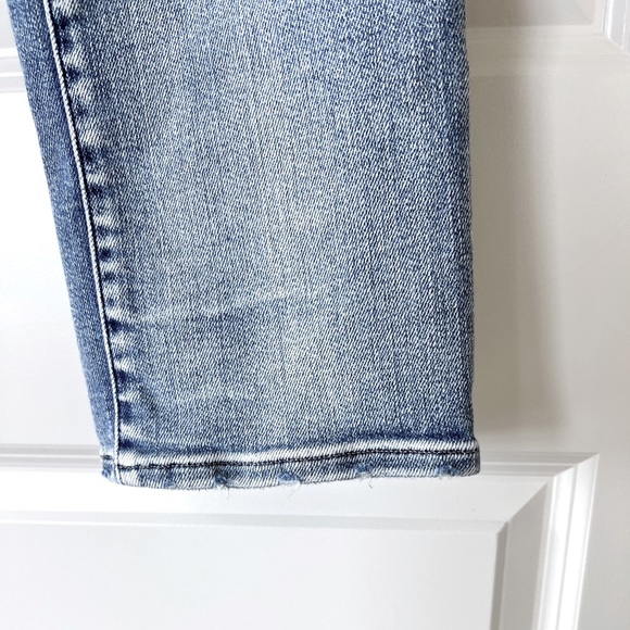 Express Blue Straight Leg Jeans - Picture 3 of 9